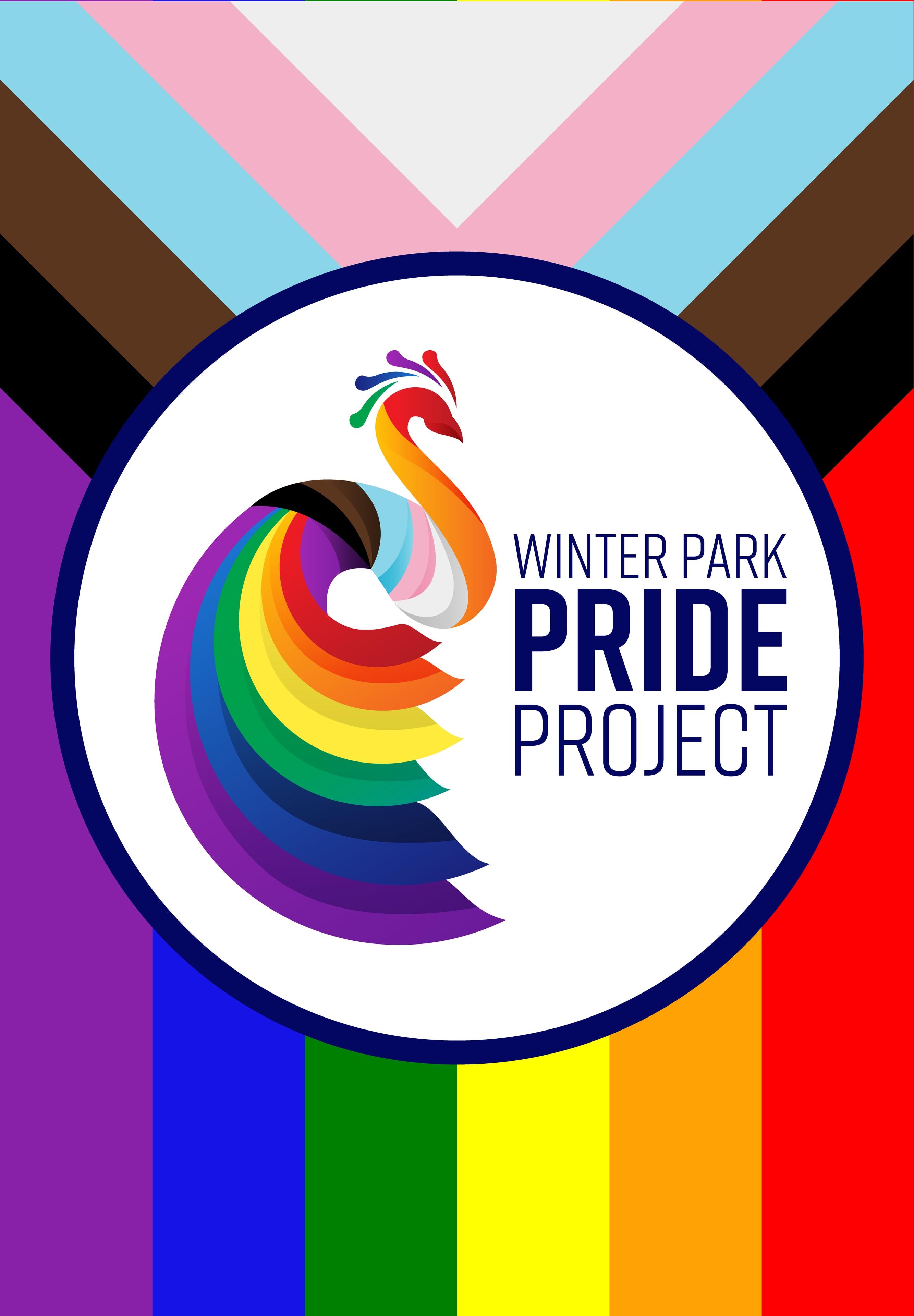 Pride Peacock Garden Flag